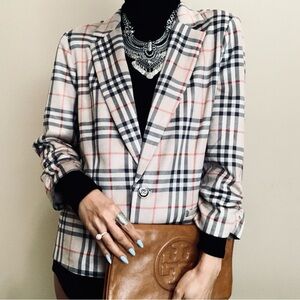 Brand New plaid jacket size XL